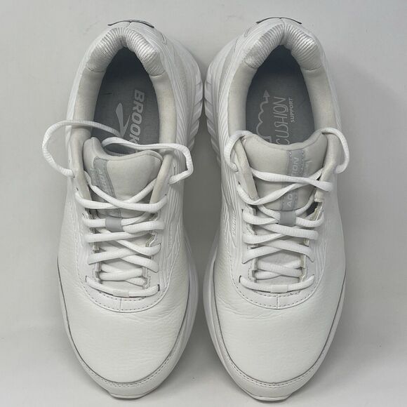 Brooks Addiction Walker 2 Mens 8 4E Extra Wide White Leather Walking Sneakers - Picture 9 of 16
